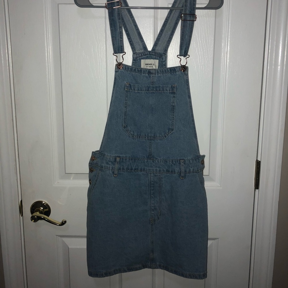 Denim Overall Dress